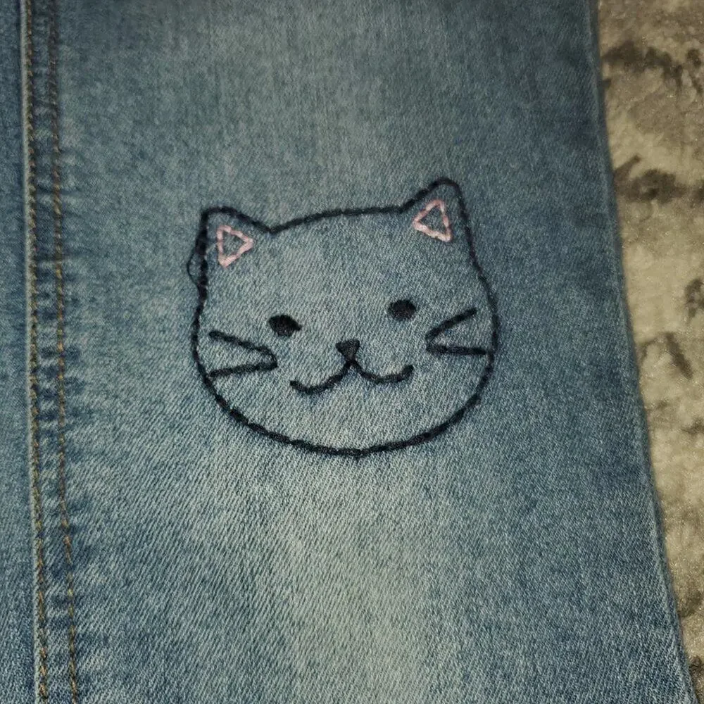 Cat & Jack / Children's Place Blue Shades Jeans || sz 12 EUC